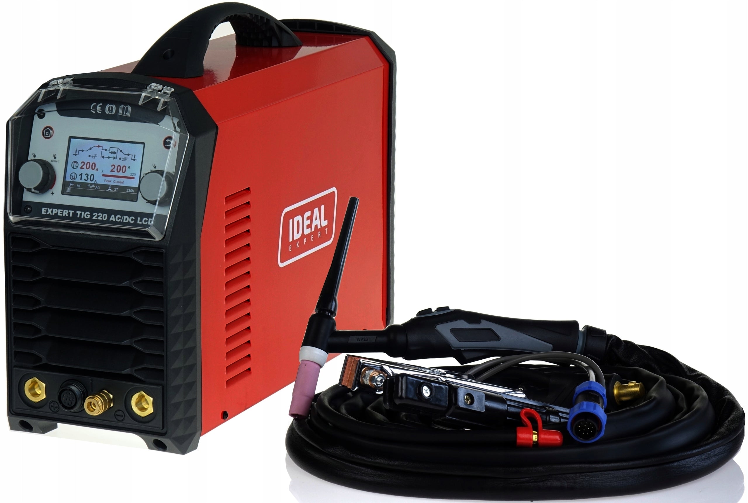 IDEAL EXPERT TIG 220 AC/DC PULSE LCD 230V MMA 220A INVERTER WELDING MACHINE Brand no brand