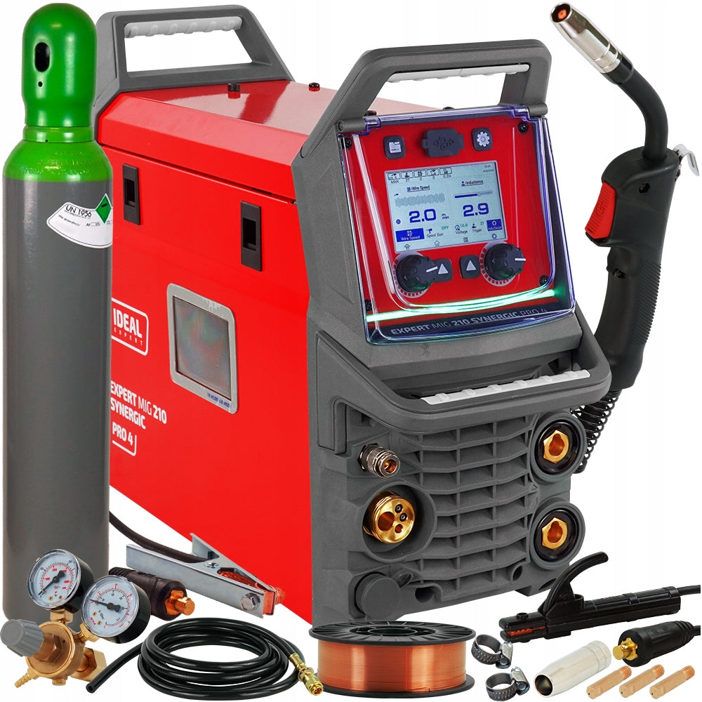 IDEAL Expert MIG 210 LCD TIG DC MMA Synergy MIGOMAT Point 230V