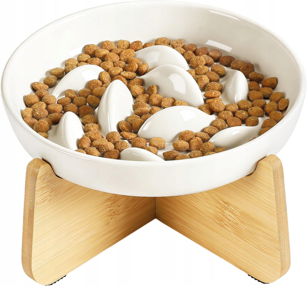 IDOGCHEW Ceramic Cat Bowl