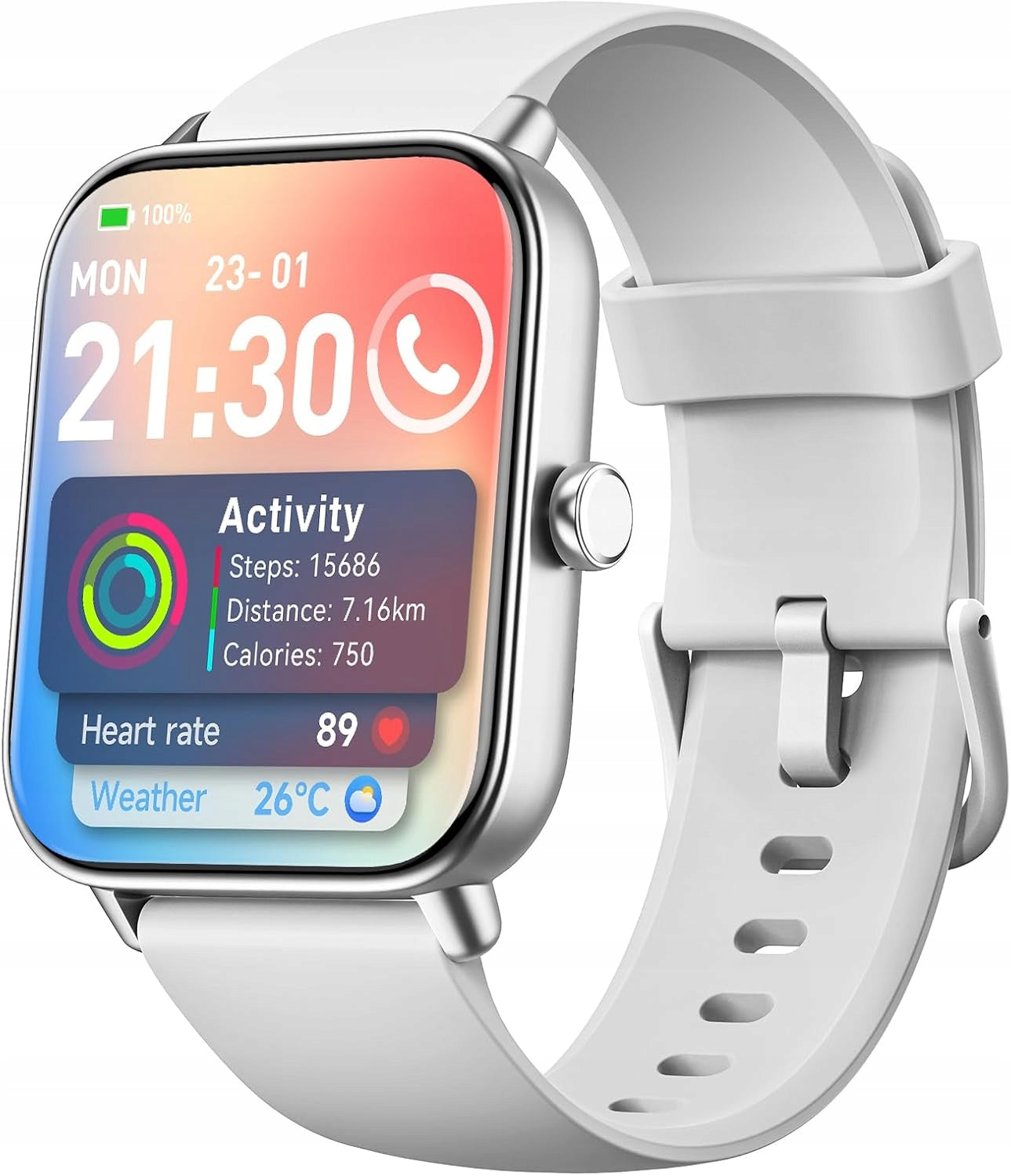 IDW19 Smartwatch with Sleep Monitor Pedometer Sports Fitness