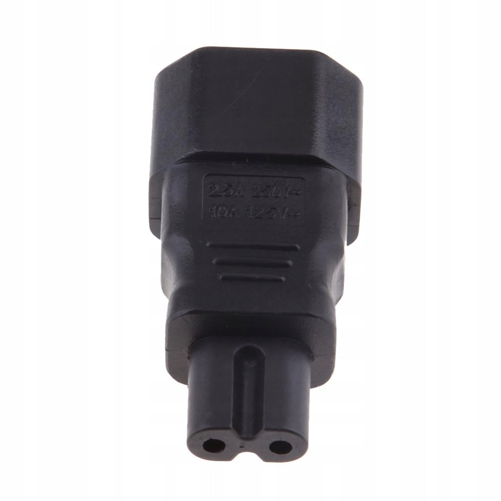 IEC 320 C14 To Fe C7 Adapter Converter Connector with plug Supply