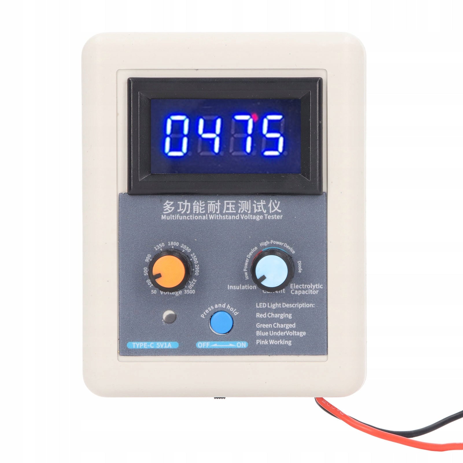 IGBT VOLTAGE STRENGTH TESTER FOR DIODE TRANSISTOR THYRISTOR