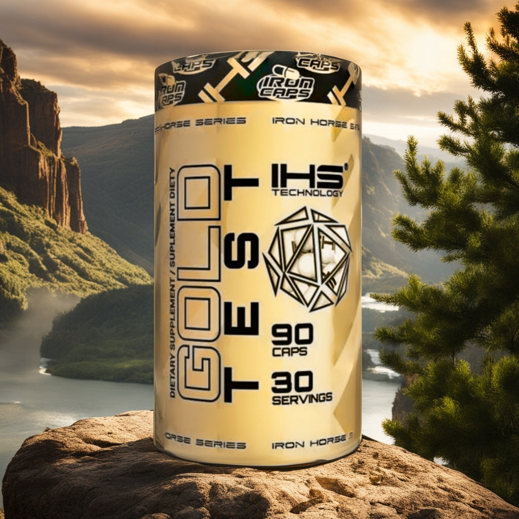 IHS Gold Test 90 kaps – Powerful Testosterone Booster, More Energy and Strength! Brand IHS Iron Horse