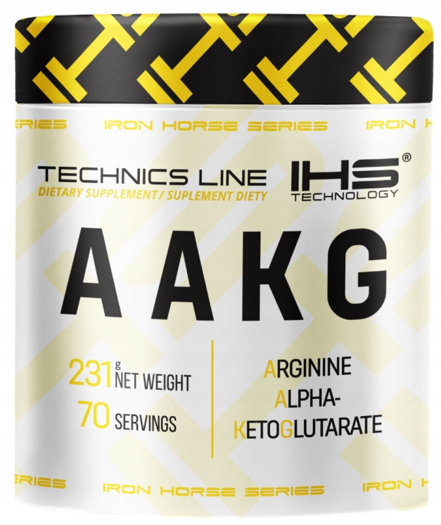 IHS IRON HORSE AAKG L-ARGININA 3000mg Arginine B-6 Pump Nitrogen 231g Lemon