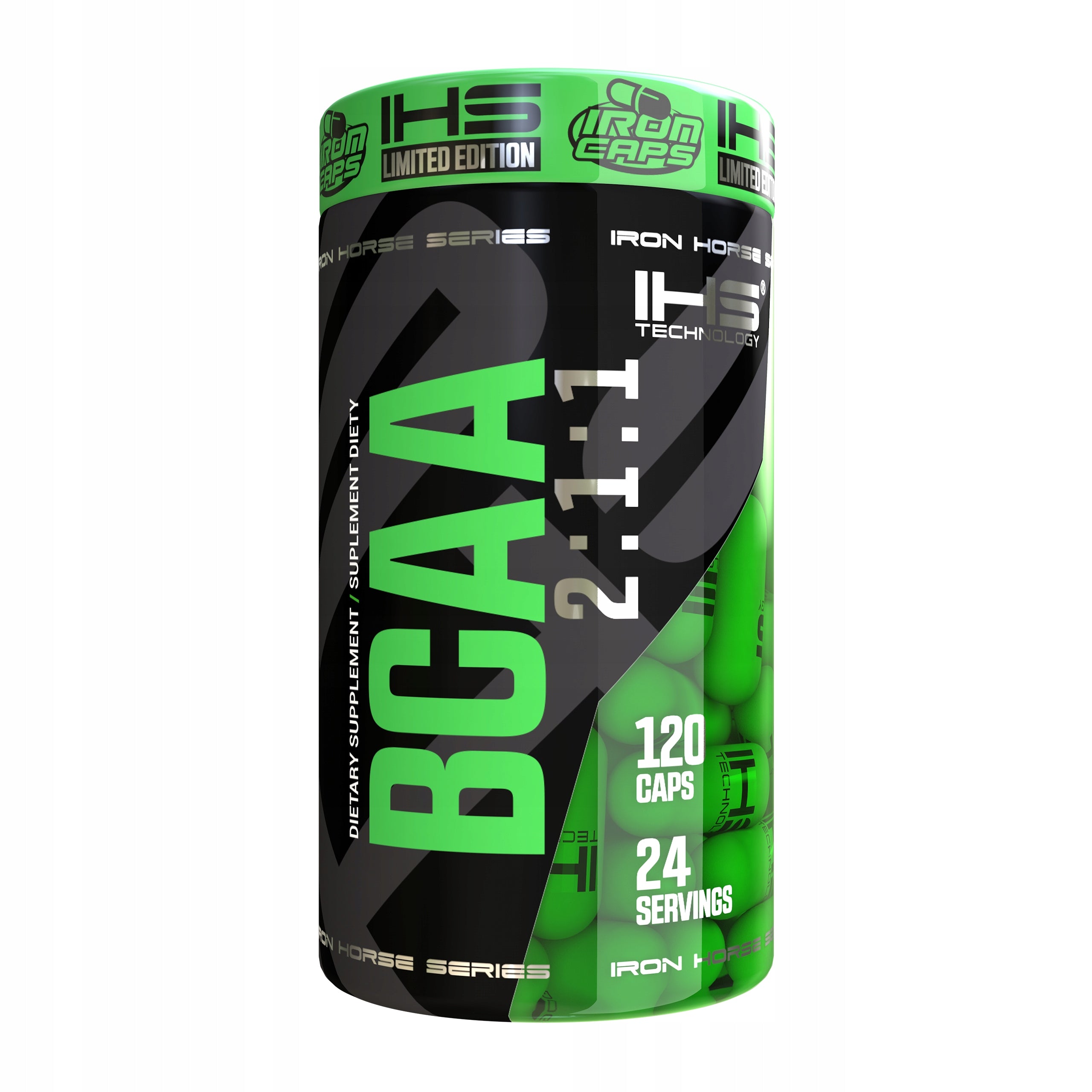 IHS Iron Horse BCAA 2:1:1 120caps AMINO ACIDS Expiration date at least 1 year from the date of purchase