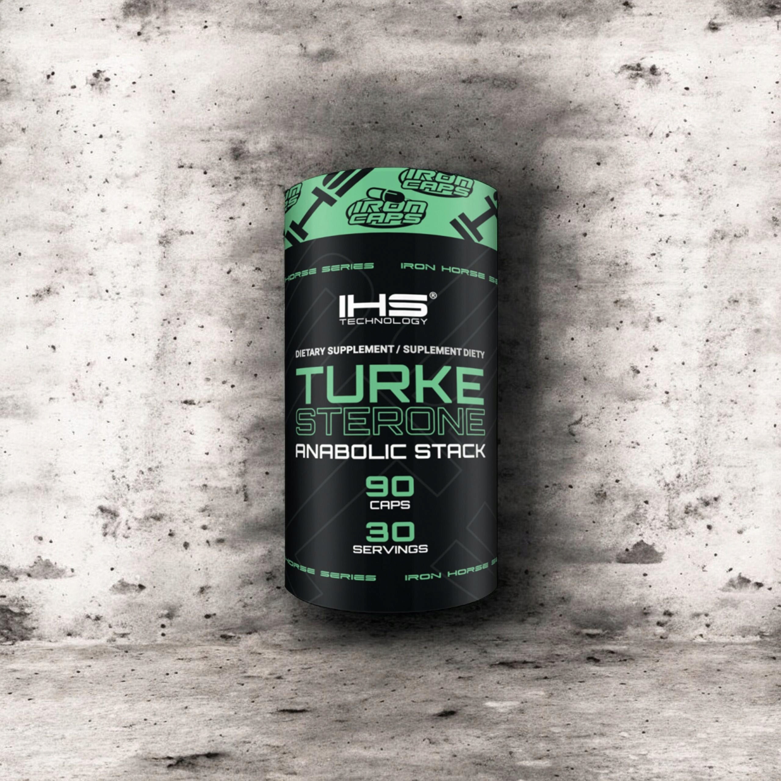 IHS Iron Horse TURKESTERONE 90caps INCREASE IN MUSCLE MASS STRENGTH REGENERATION Packaging status original
