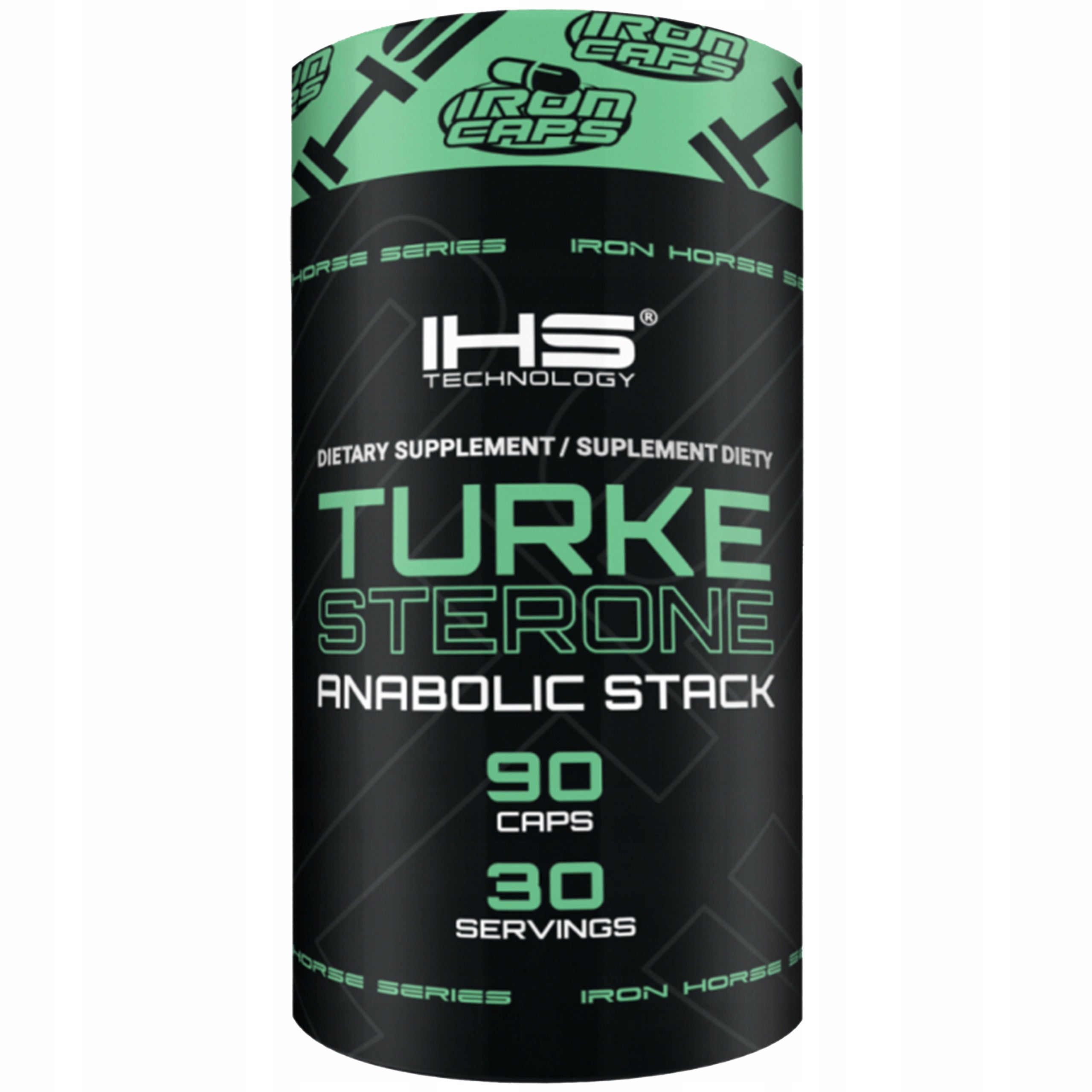 IHS Iron Horse TURKESTERONE 90caps INCREASE IN MUSCLE MASS STRENGTH REGENERATION