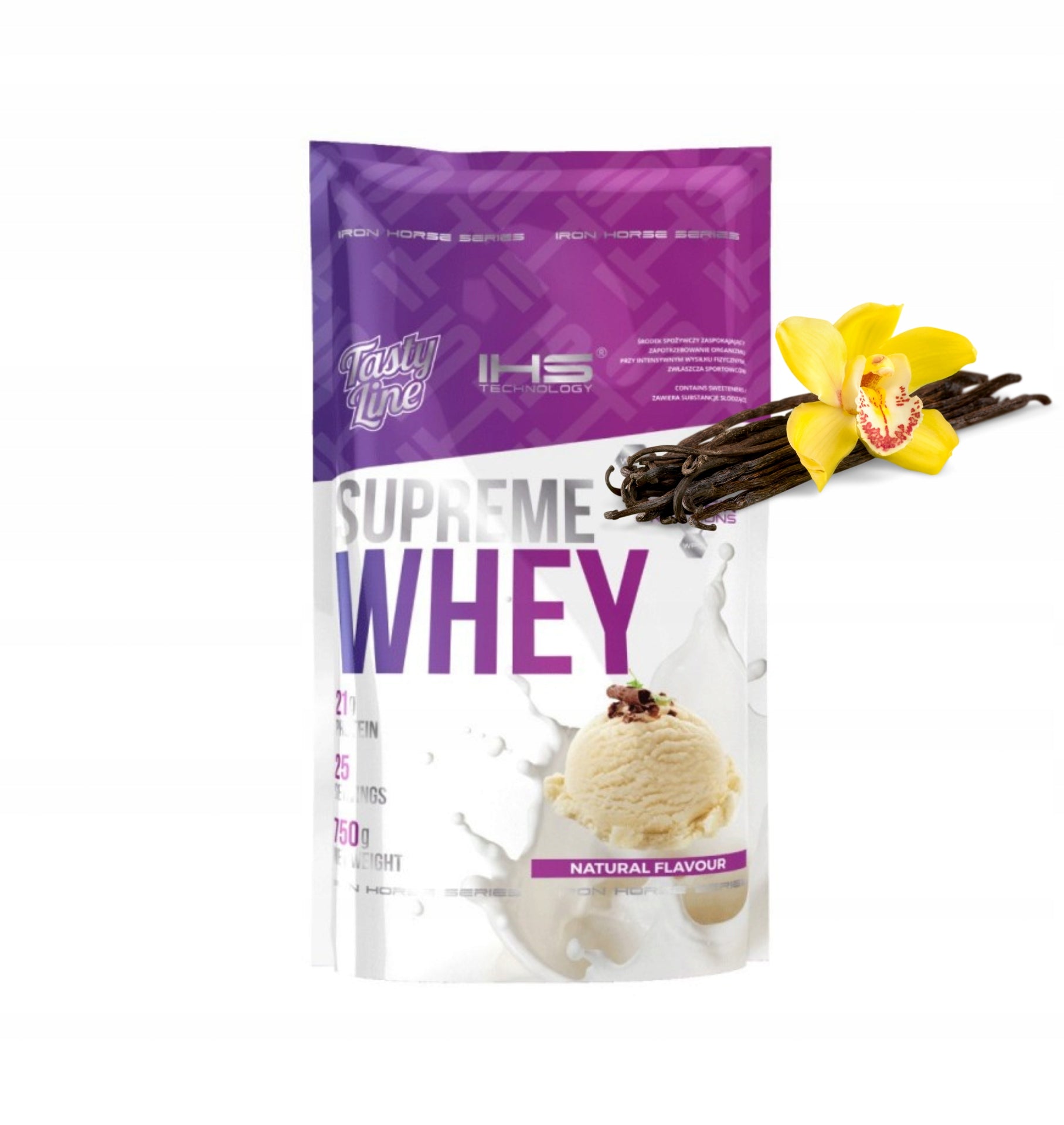 IHS Supreme Whey 750 g Vanilla Ice Cream Protein Conditioner WHEY WPC Packaging status original