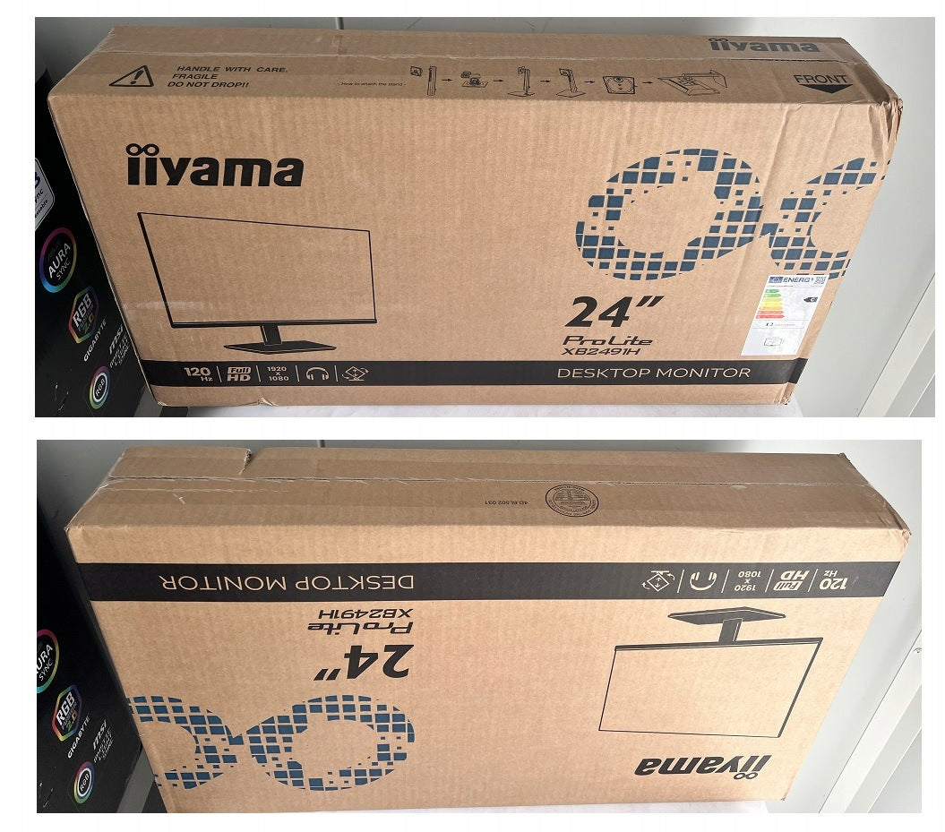 IIYAMA 23.8" XB2491H-B1 Monitor - FHD, IPS, HDMI, DP, 1ms, 120Hz, Pivot Manufacturer code XB2491H-B1