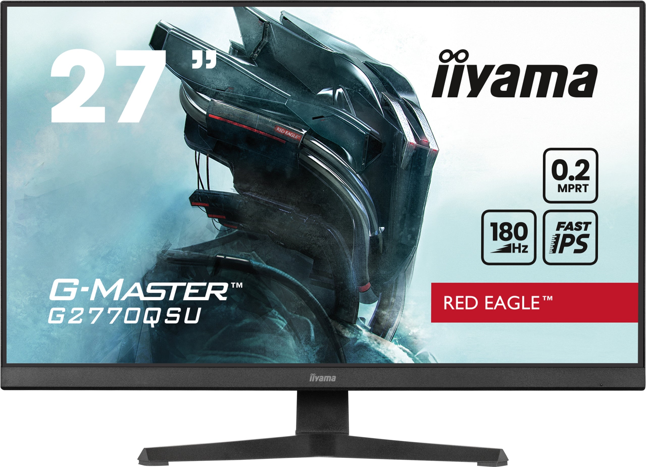 IIYAMA G2770QSU-B6 G-Master 27-inch Fast IPS WQHD 180Hz Model G2770QSU-B6