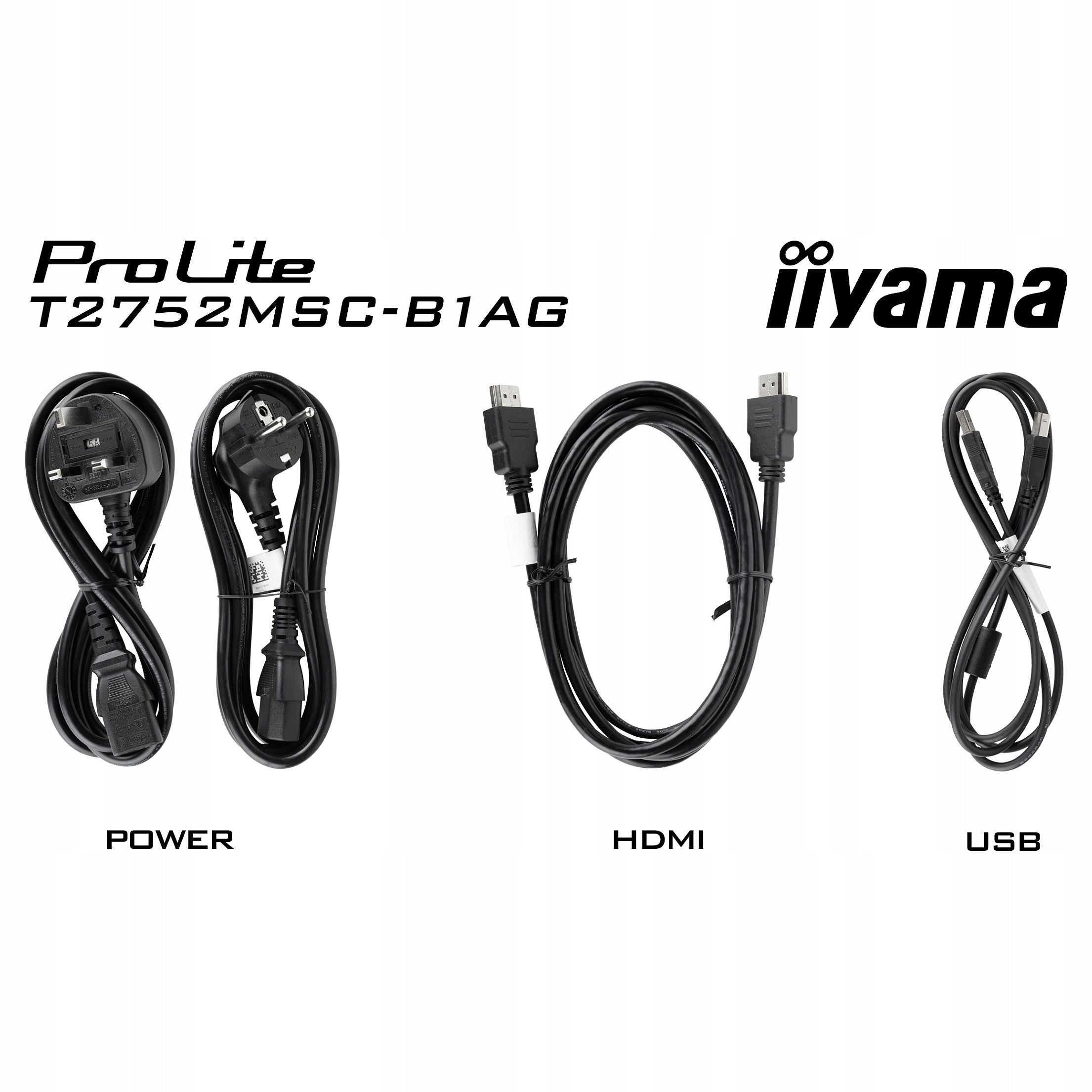 IIYAMA ProLite T2752MSC-B1AG 27" IPS touchscreen monitor Manufacturer code T2752MSC-B1AG