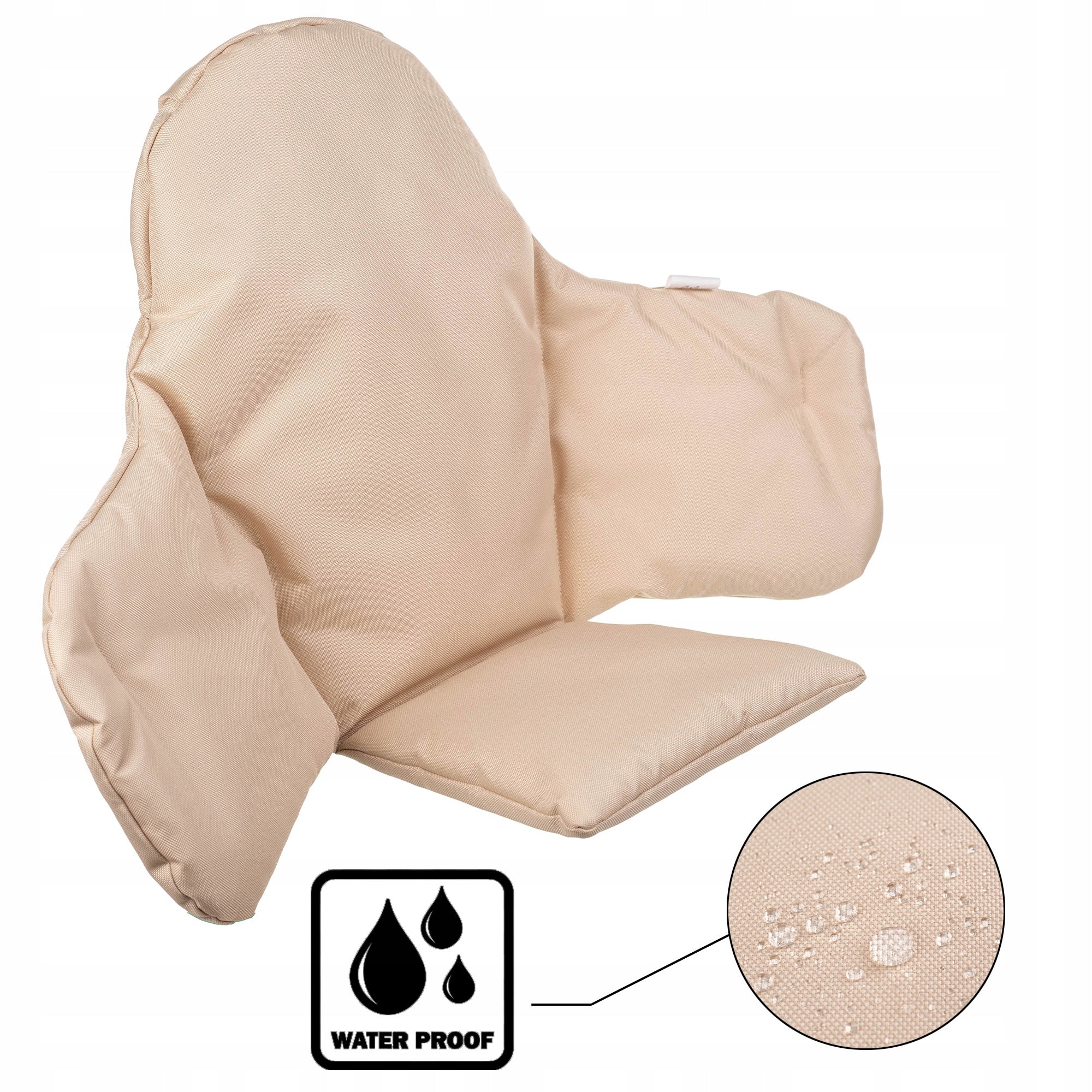 IKEA Antilop Chair Cushion Waterproof Beige with aMami Filling Manufacturer code Poduszka do krzesełka Antilop z wypełnieniem
