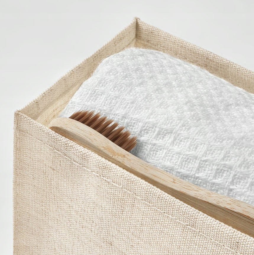 IKEA BOLLOSUND Drawer Organizers, 4 Pack, Beige Manufacturer code 339675716