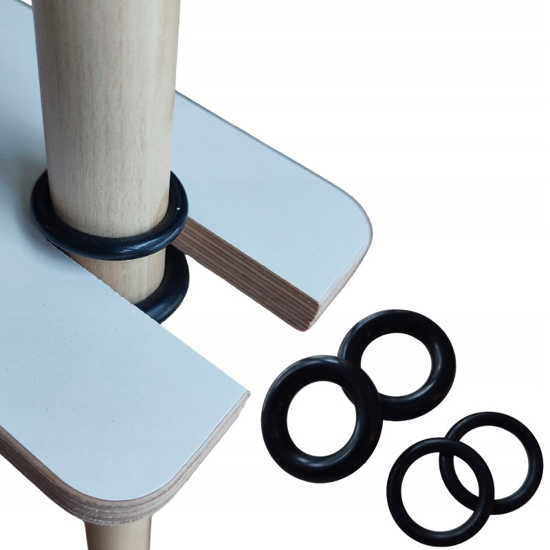 IKEA FOOTREST ATTACHMENT ANTILOP RUBBER BANDS SPARE GASKETS SET OF 4