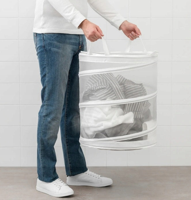IKEA FYLLEN Toy Basket 45 x 50 cm / 70L White Color white