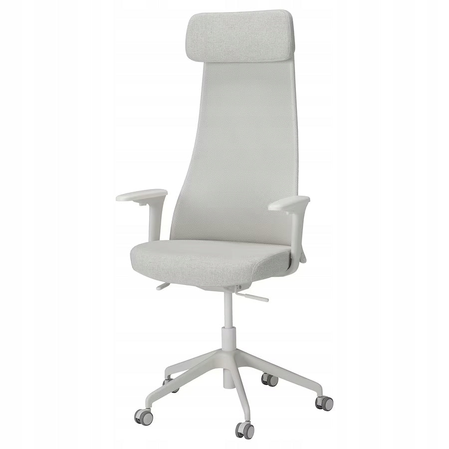 IKEA JÄRVFJÄLLET Office chair with armrests, Gunnared beige