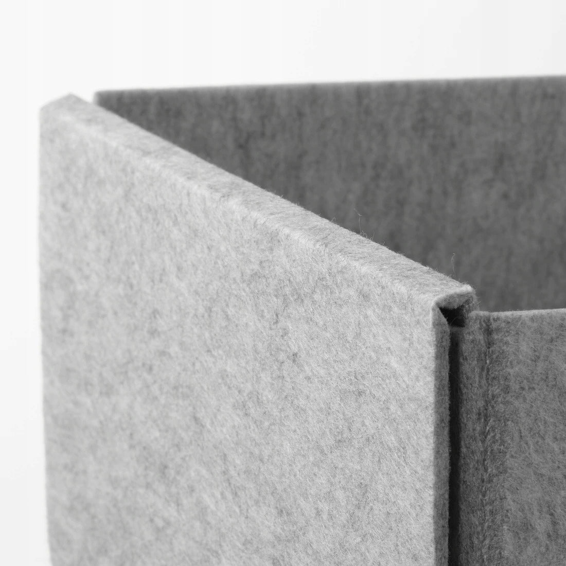IKEA KOMPLEMENT grey felt boxes set 90x54cm 8pcs included Brand IKEA