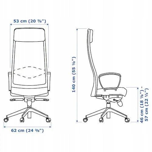 IKEA MARKUS office chair swivel chair C.SZARY Manufacturer code 702.611.50