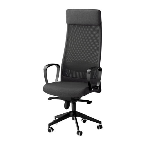 IKEA MARKUS office chair swivel chair Vissle dark grey medium #2