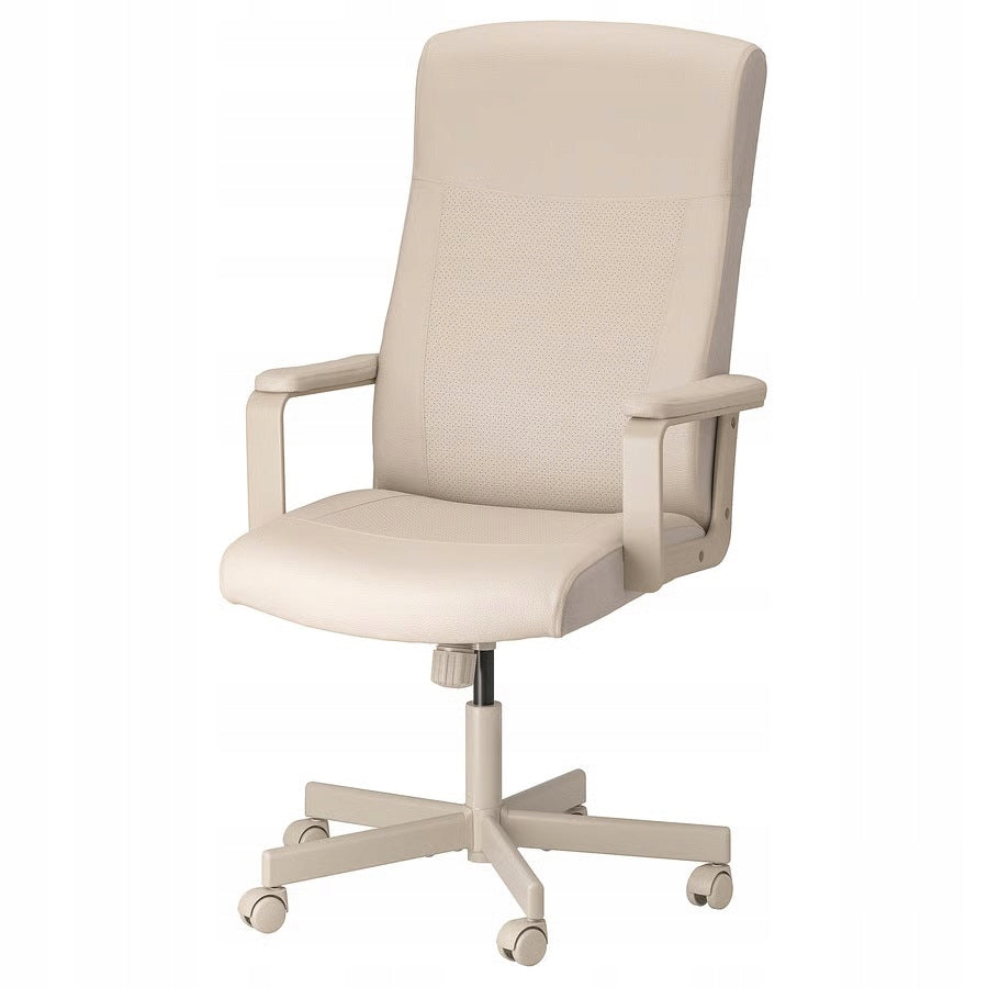 IKEA MILLBERGET Office chair swivel chair, Murum beige