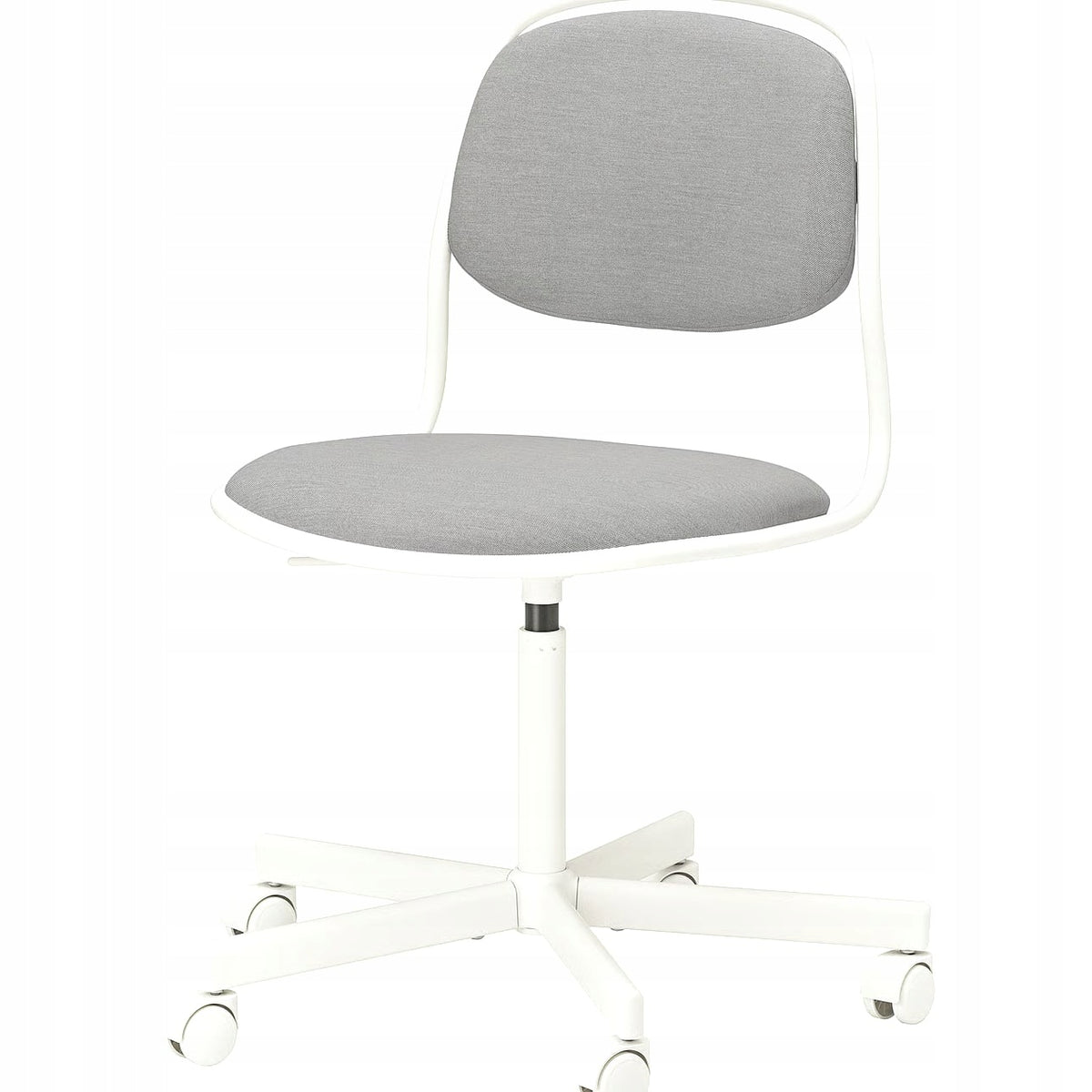 IKEA ÖRFJÄLL Desk swivel chair white light grey Vissle