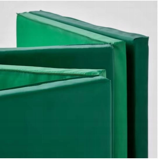 IKEA PLUFSIG Gymnastics mat 78x185 green Color green