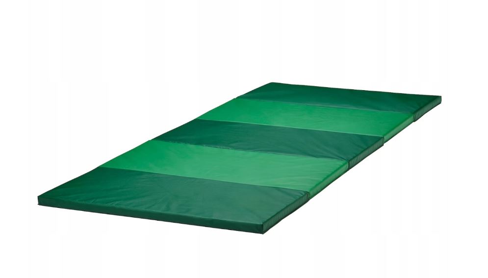 IKEA PLUFSIG Gymnastics mat 78x185 green