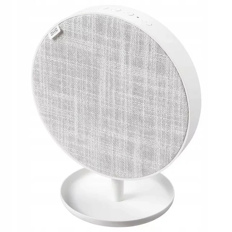 IKEA SOLSKYDD PORTABLE BLUETOOTH SPEAKER, WHITE, 19 CM