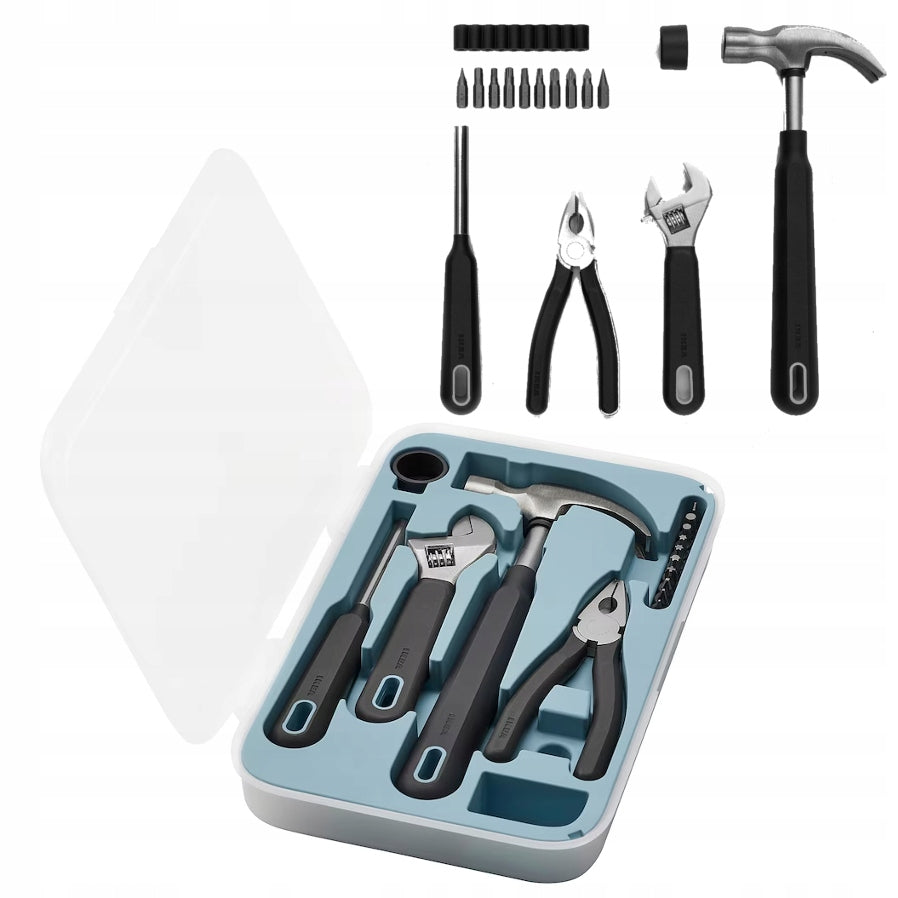 IKEA TRIXIG tool set 15 elements hammer pliers wrench bits