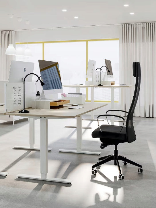IKEA TROTTEN Height adjustable desk, white, 160x80 cm EAN (GTIN) 00079429602188