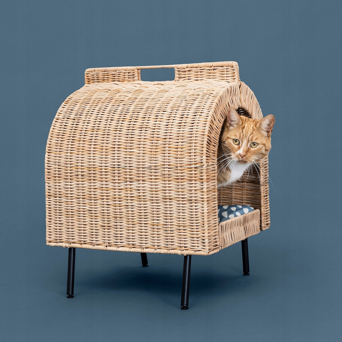 IKEA UTSADD Cat house Booth with legs rattan 53 cm Brand IKEA