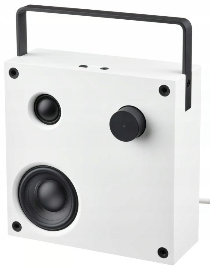 IKEA VAPPEBY Bluetooth speaker, white/gen 3, 20x20 cm