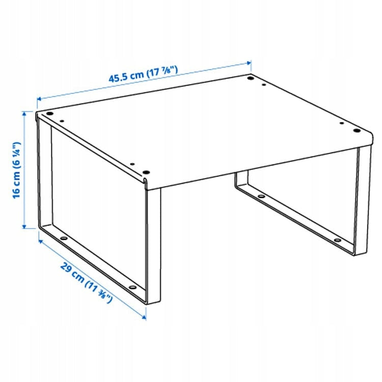 IKEA VARIERA Insertable shelf, white, 46x29x16 cm EAN (GTIN) 080805429619