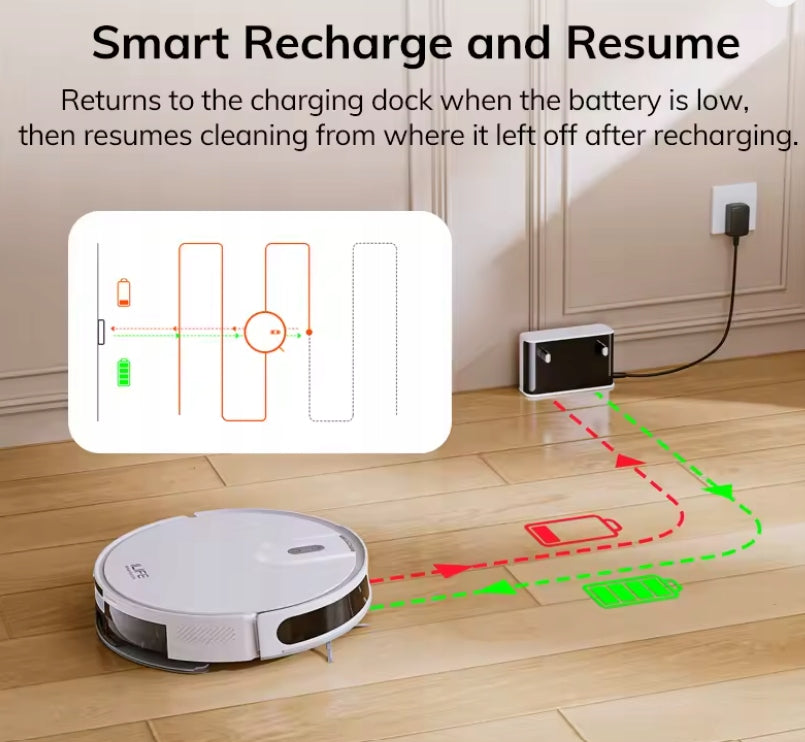 ILIFE V20 ROBOT VACUUM CLEANER 5000PA LIDAR Mop Automatic Manufacturer code V20