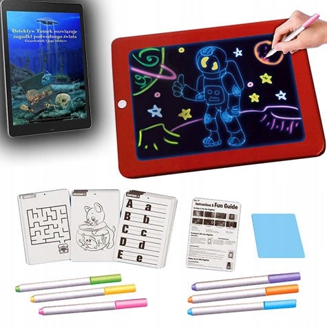 ILLUMINATED MINI SKETCHBOOK FOR CHILDREN ELECTRONIC DRAWING + FREEBIE