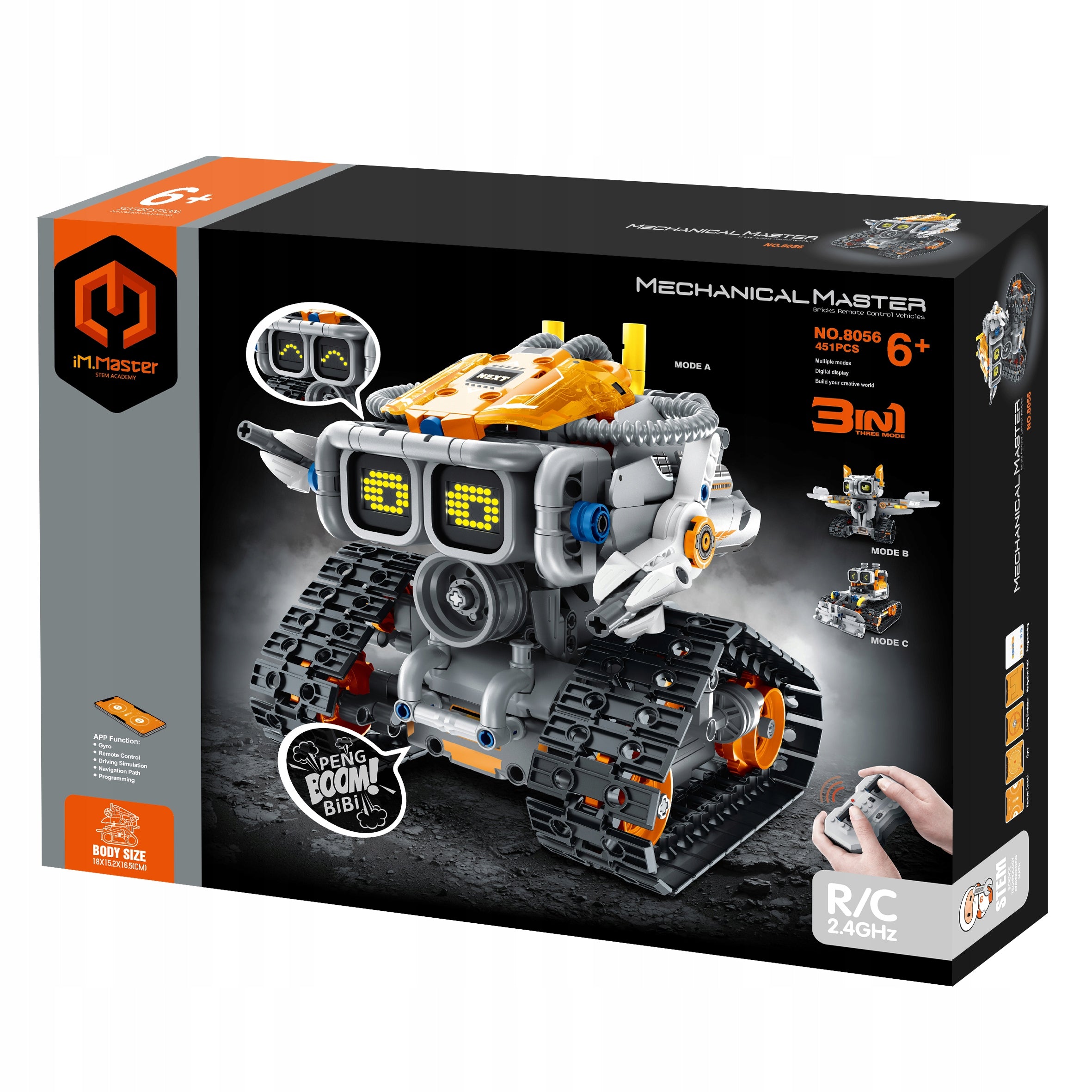 IM. MASTER RC class robot program. 3in1 451el 8056 41315 iM. Master