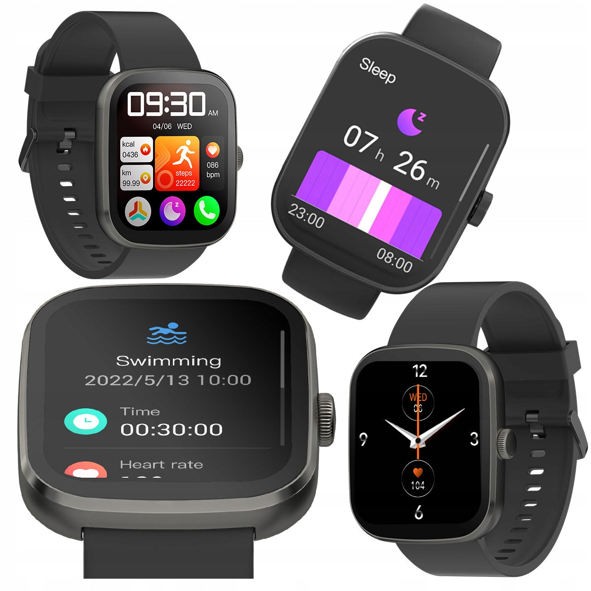 IMIKI Frame 2 Lite 1,96" Running Smartwatch Sports Watch CONNECTIONS Packaging status original