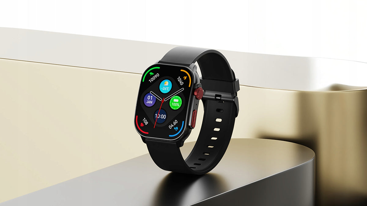 IMIKI Frame 2 Smartwatch AMOLED Sports Running Calls Batteries included no