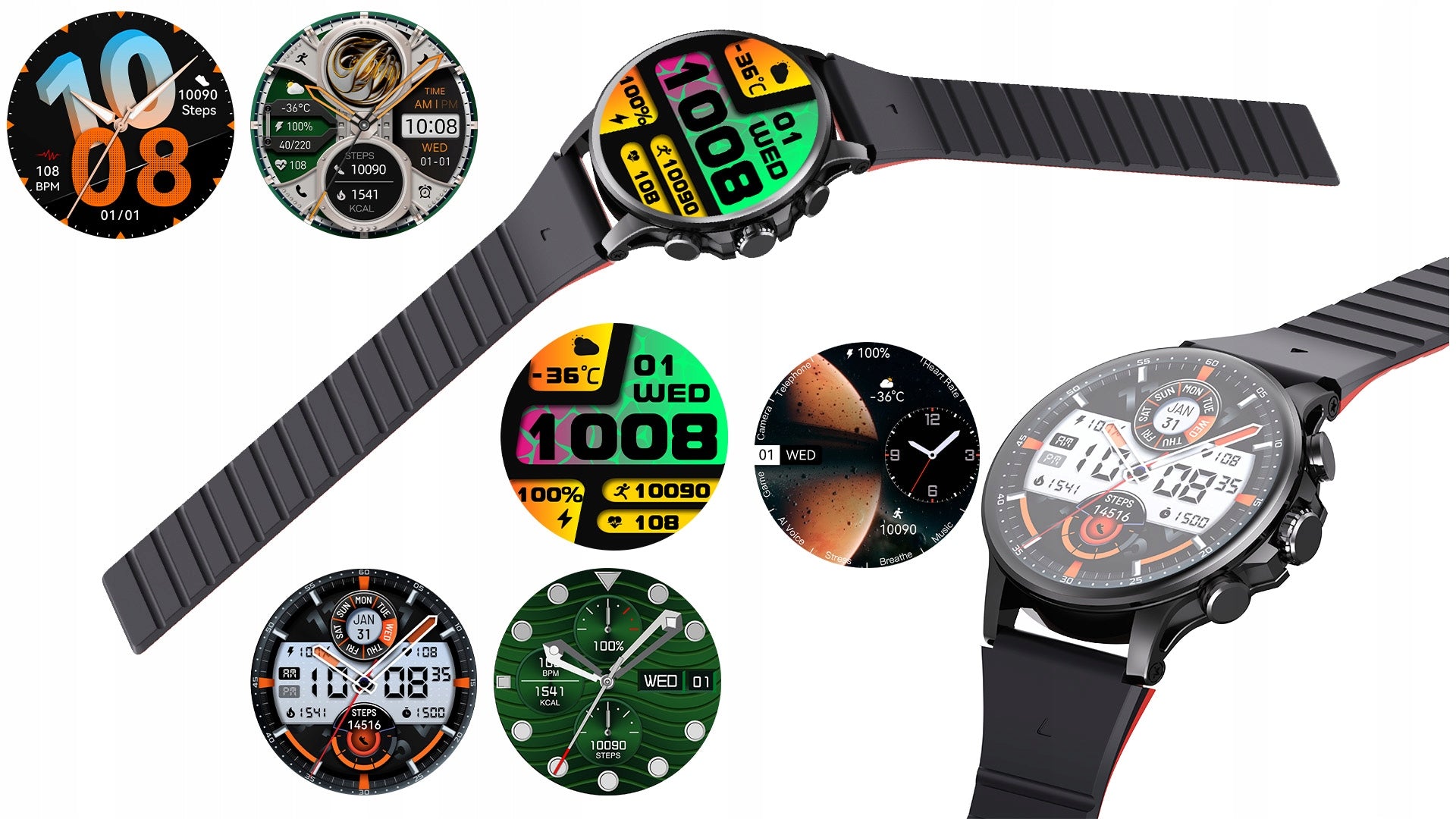 IMIKI Holo Ultra AMOLED Running Smartwatch Sports Watch CONNECTIONS Brand Imiki
