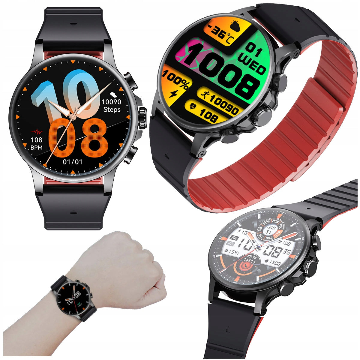 IMIKI Holo Ultra AMOLED Running Smartwatch Sports Watch CONNECTIONS