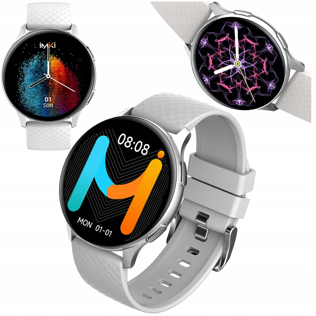 IMIKI KW66 PRO Smartwatch Running Sports Watch SILVER