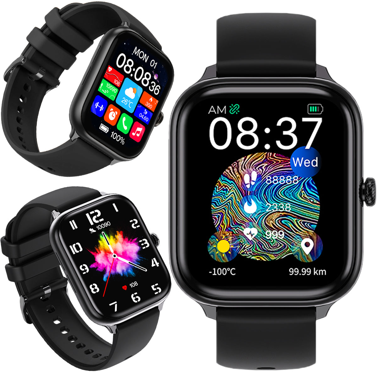 IMIKI ST1 Smartwatch 1,78" Running Sports Watch TALK for Gift