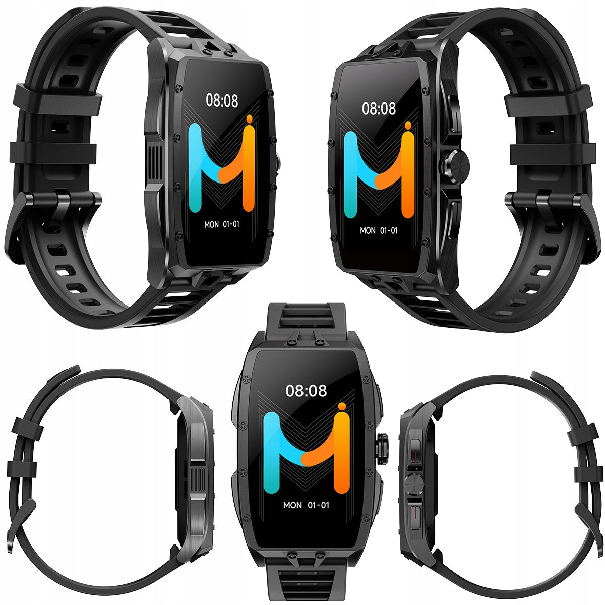 IMIKI Smart Watch Master Band MB1 Black Sports Running Watch Color black
