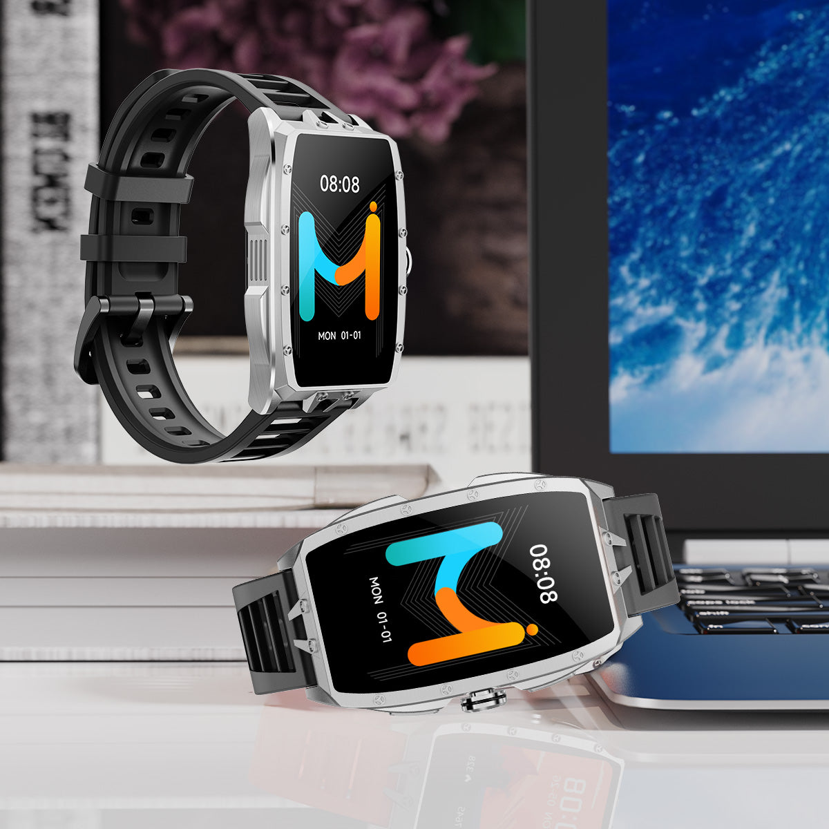 IMIKI Smart Watch Master Band MB1 Silver Sports Running Watch Brand Imiki