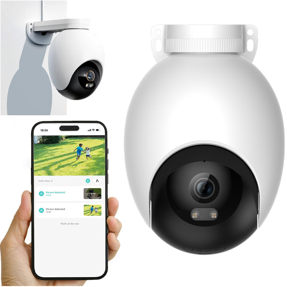 IMILAB EC6 Pro Outdoor Rotating CAMERA 4K Property Yard Monitoring