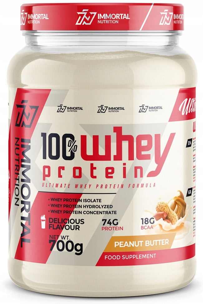 IMMORTAL 100% WHEY PROTEIN 700g WHEY PROTEIN + ISOLATE WPC WPI WPH