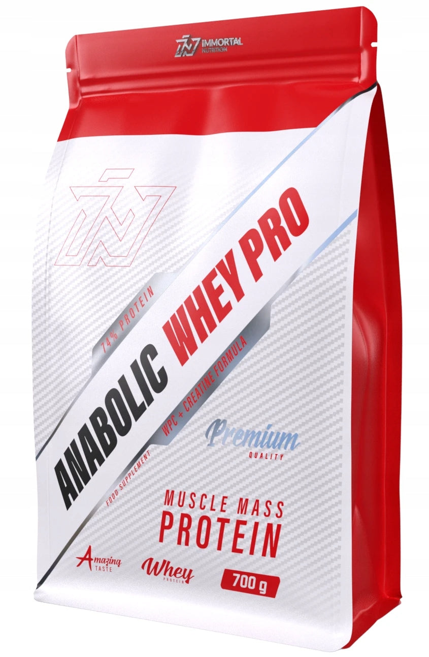 IMMORTAL ANABOLIC WHEY PRO 700g PROTEIN WPC CREATINE ARGININE MASS