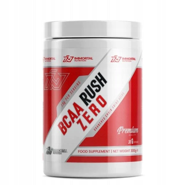 IMMORTAL BCAA RUSH 300g AMINO ACIDS AMINO LEUCINE VALINE REGENERATION BCAA Expiration date at least 1 year from the date of purchase