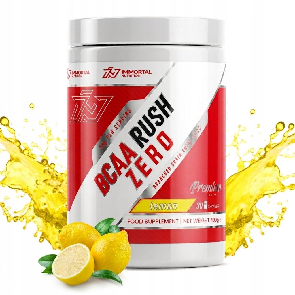 IMMORTAL BCAA RUSH 300g AMINO ACIDS AMINO LEUCINE VALINE REGENERATION BCAA