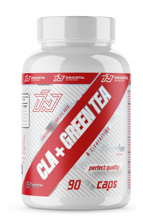 IMMORTAL CLA + GREEN TEA 90cap GREEN TEA EGCG L-CARNITINE SLIMMING
